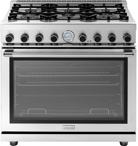 Superiore RN361GPSS 36 Inch Freestanding Gas Range with 6 Sealed