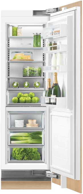 Fisher Paykel FPREFFR64 Side by Side Column Refrigerator Freezer Set with 24 Inch Refrigerator and 18 Inch Freezer Panel Ready