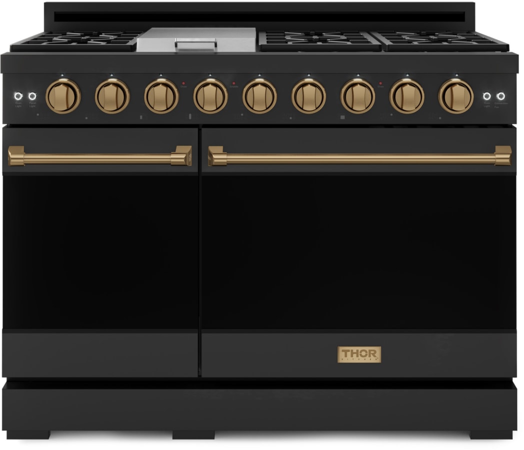 Thor Kitchen RSG48EBLPBRZ 48 Inch Freestanding Professional Gas