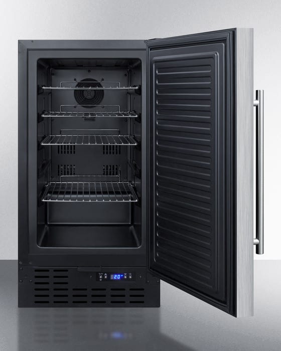 ホーム Summit SCFF1842SSADA 18 Inch Undercounter Freezer with 2.7 cu. ft
