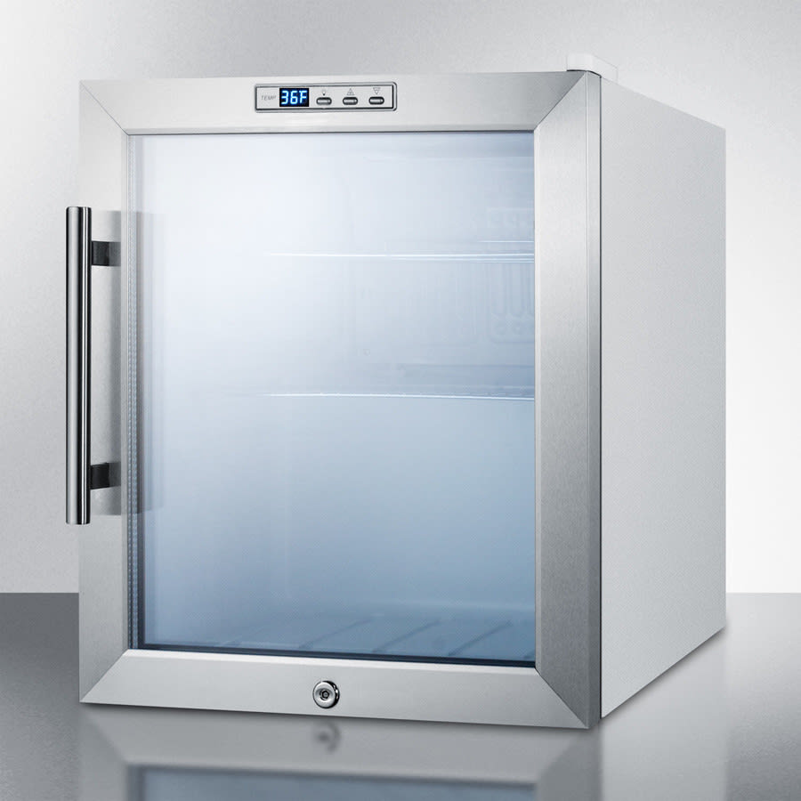 Summit SCR215LCSS 17 Inch Commercial Undercounter Refrigerator