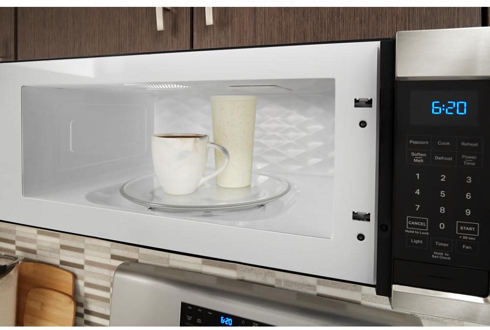 Whirlpool WML35011KS 30 Inch Over the Range Microwave Hood Combination with 1.1 Cu. Ft. Capacity 2 Speed 360 CFM Motor Class 1000 Watt Cooking