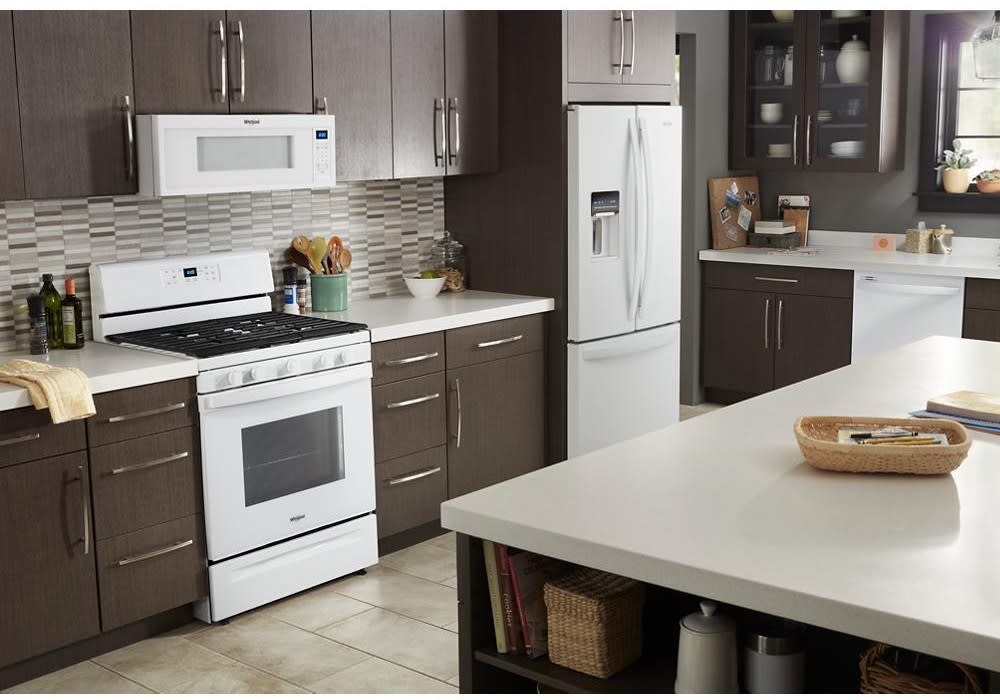 Whirlpool microwave with range hood sale