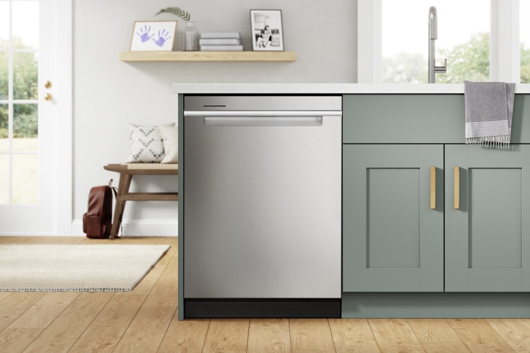 Whirlpool WDTA50SAKZ 24 Inch Fully Integrated Dishwasher with 13 Place Settings 47 dBA 5 Wash Cycles 3rd Utensil Rack Sensor Cycle Quick Wash NSF Certified Sani Rinse and Eco Series Fingerprint Resist...
