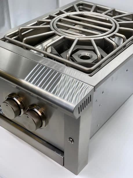 XO XOGPOWER60KN 16 Inch Power Side Burner with 60,000 BTU XO XOGPOWER60KN 16 Inch Power Side Burner with 60,000 BTU
