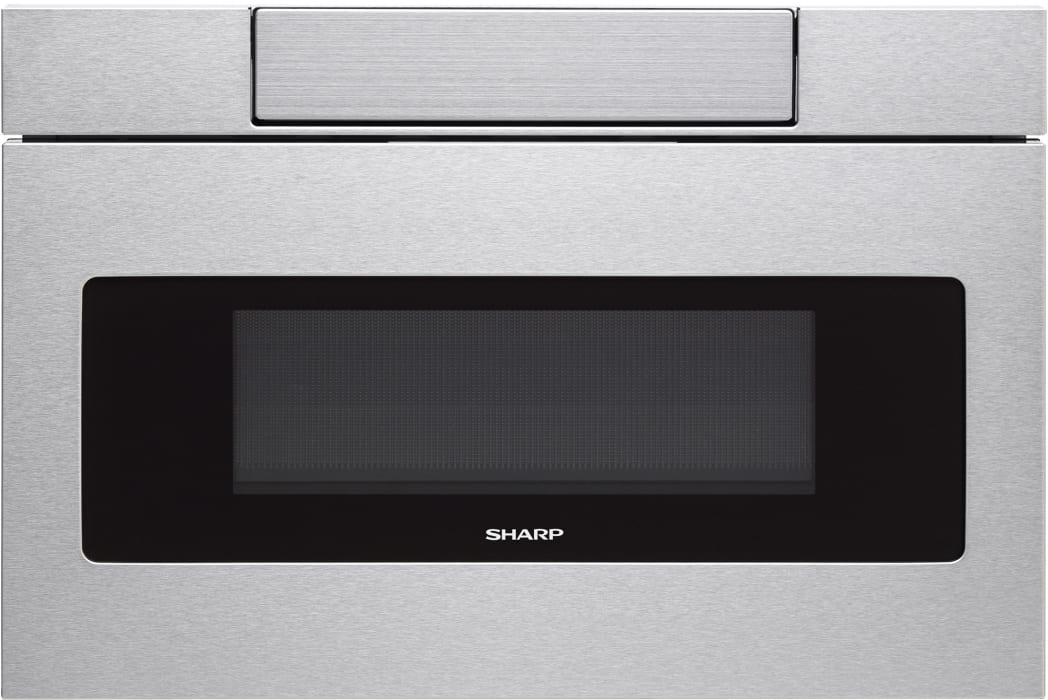 Sharp SMD2470ASY 24 Inch Microwave Drawer with Easy Touch Hidden Control Panel Sensor Cook Design Flexibility Timer 1 000 Watts 1.2 cu. ft. Capacity Reheat and Keep Warm Stainless Steel