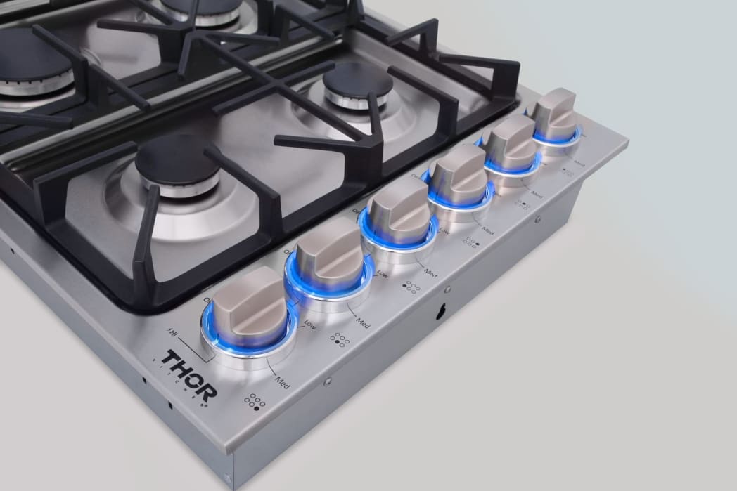 Thor Kitchen TGC3601 36 Inch Gas Cooktop with 6 Sealed Thor Kitchen TGC3601 36 Inch Gas Cooktop with 6 Sealed