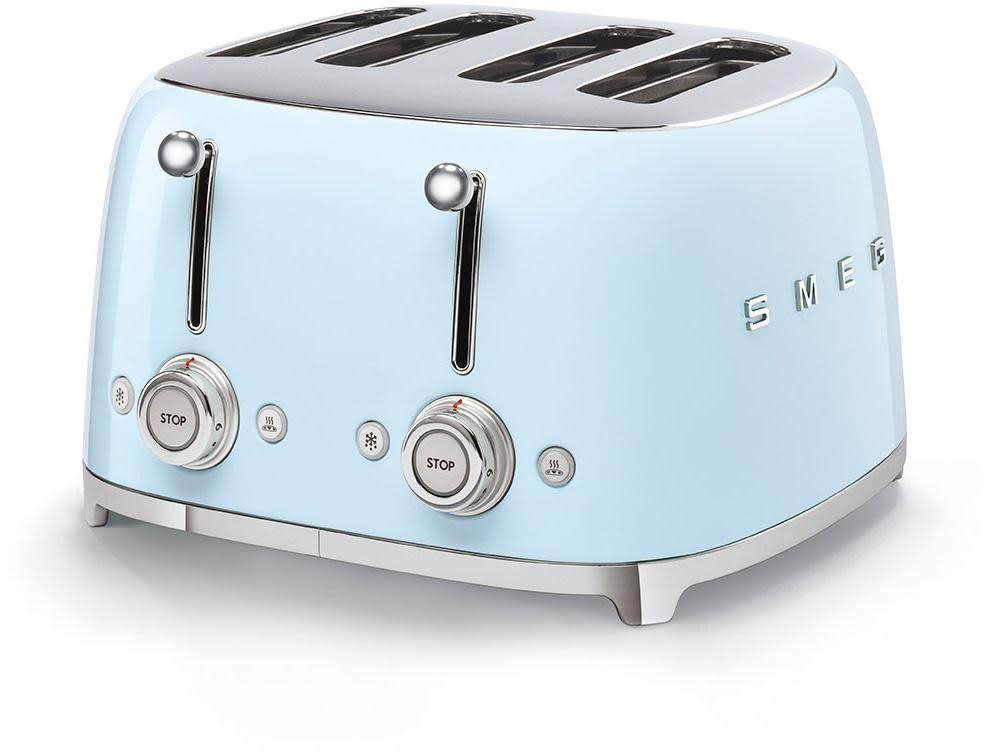 Smeg TSF03PBUS Countertop Toaster with 4 Slice Capacity, 2