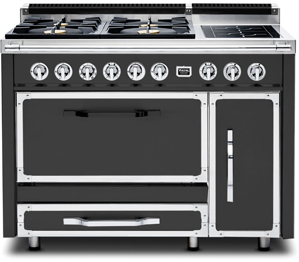 Viking TVDR4814ICS 48 Inch Freestanding Dual Fuel Range with 4
