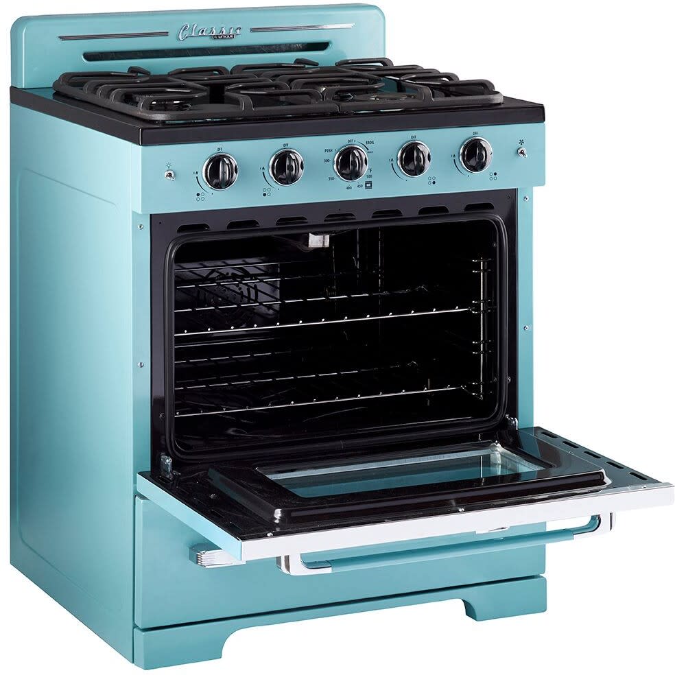 [美品]アメリカンオーブンコンロ/Oven stove Unique Appliances Classic Retro 30 in. 3.9 cu. ft. Retro Gas Range