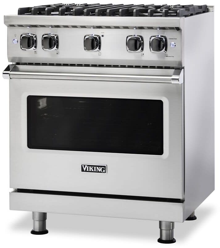 Viking VGR5304BSSLP 30 Inch Freestanding Professional Gas Range