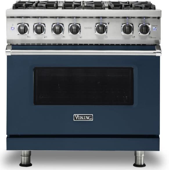 Viking VGR5366BSB 36 Inch Freestanding Professional Gas Range with