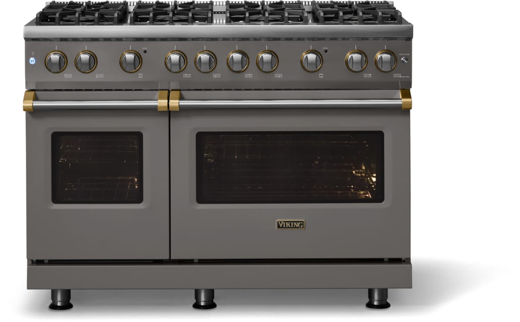 Viking VGR54848BDGBB 48 Inch Freestanding Gas Range with 8 Sealed