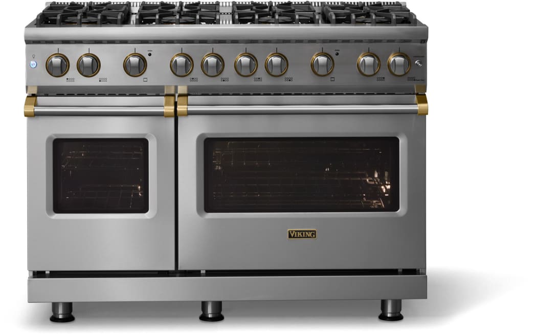 Viking VGR54848BSSBBLP 48 Inch Freestanding Gas Range with 8