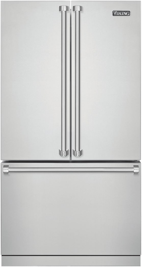 広 Viking RVRF3361SS 36 Inch Counter Depth French Door Refrigerator