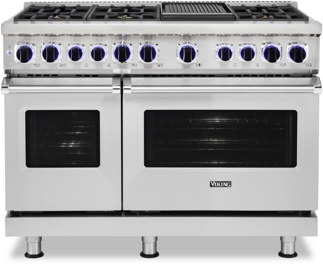 Viking VDR74826GSS 48 Inch Freestanding Dual Fuel Range with