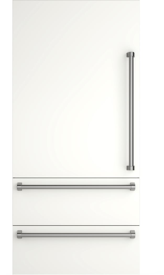 Viking VI736BDPLPW 36 Inch Integrated Bottom Freezer Refrigerator