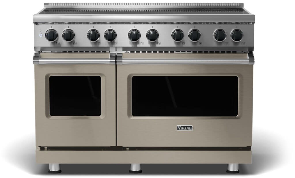 Viking VIR54836BNSBB 48 Inch Freestanding Induction Range with 6