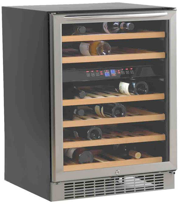 Avanti WCR5450DZ 24 Inch Undercounter Dual Zone Wine Cooler with