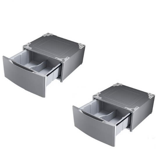 wdqpg529 LG WDP5V2PACK Two 29 Inch Pedestals with Drawer: Graphite Steel
