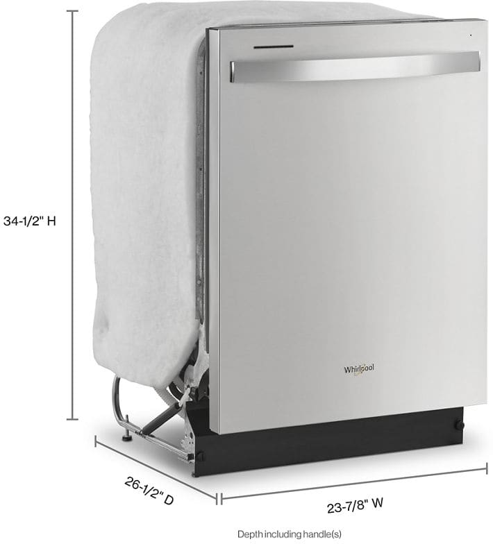 Integrated dishwasher 540mm depth hot sale
