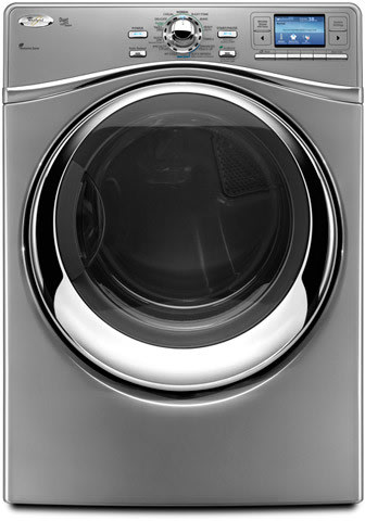 Whirlpool WGD97HEXL 27 Inch Gas Steam Dryer with 7.4 cu. ft