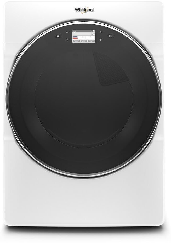 Whirlpool WGD9620HW 27 Inch Gas Smart Dryer with 7.4 Cu. Ft