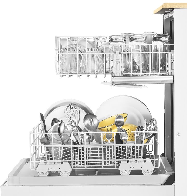 Whirlpool portable dishwasher wdp370pahb sale