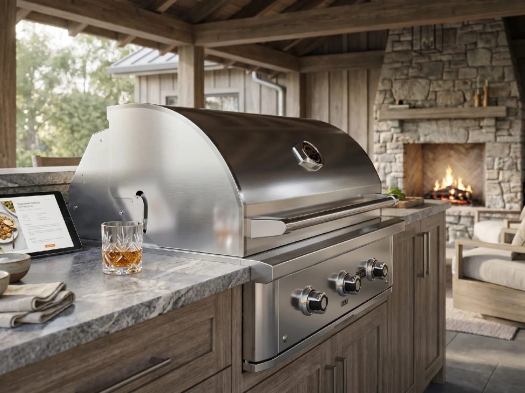 Wildfire WFPRO30GSSNG 30 Inch Built In Gas Grill with 685 sq. in