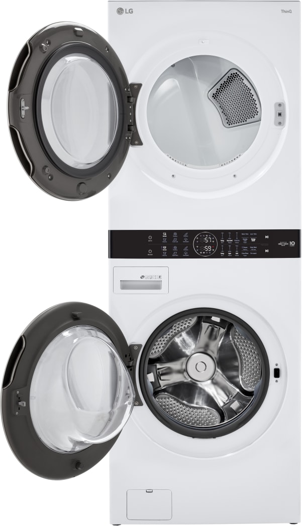 LG WKG101HWA 27 Inch Smart Gas WashTower with 4.5 Cu. Ft LG WKG101HWA 27 Inch Smart Gas WashTower with 4.5 Cu. Ft