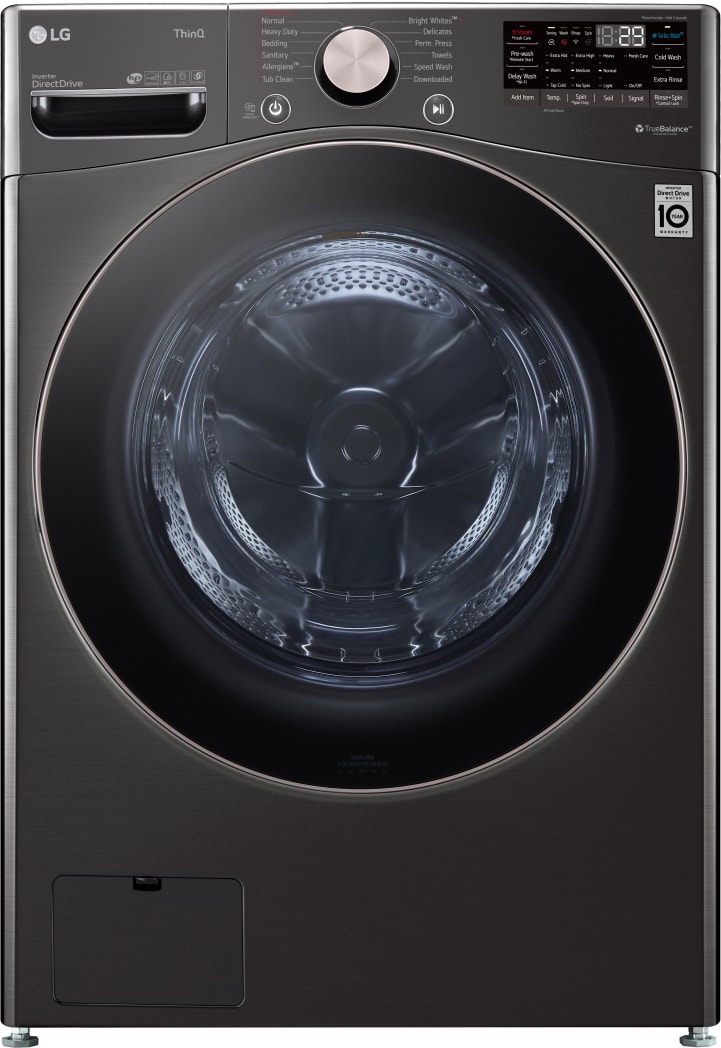 LG WM4000HBA 27 Inch Smart Front Load Washer with 4.5 Cu. Ft. Capacity SenseClean SmartThinQ SmartDiagnosis Sanitary Allergiene ColdWash