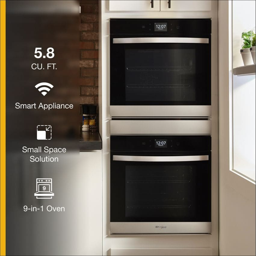 24 inch built in double oven cheap