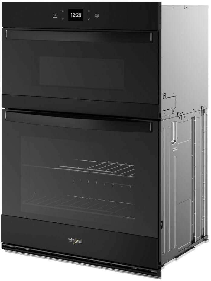 Whirlpool WOEC5027LB 27 Inch Combination Smart Wall Oven with 4.3