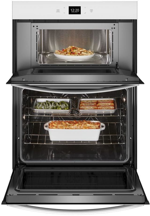Whirlpool WOEC5027LW 27 Inch Combination Smart Wall Oven with 4.3