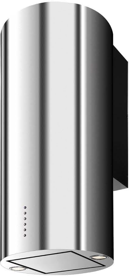 XO XOCYL16SC 16 Inch Cylinder Wall Mount Range Hood with 4 Speed