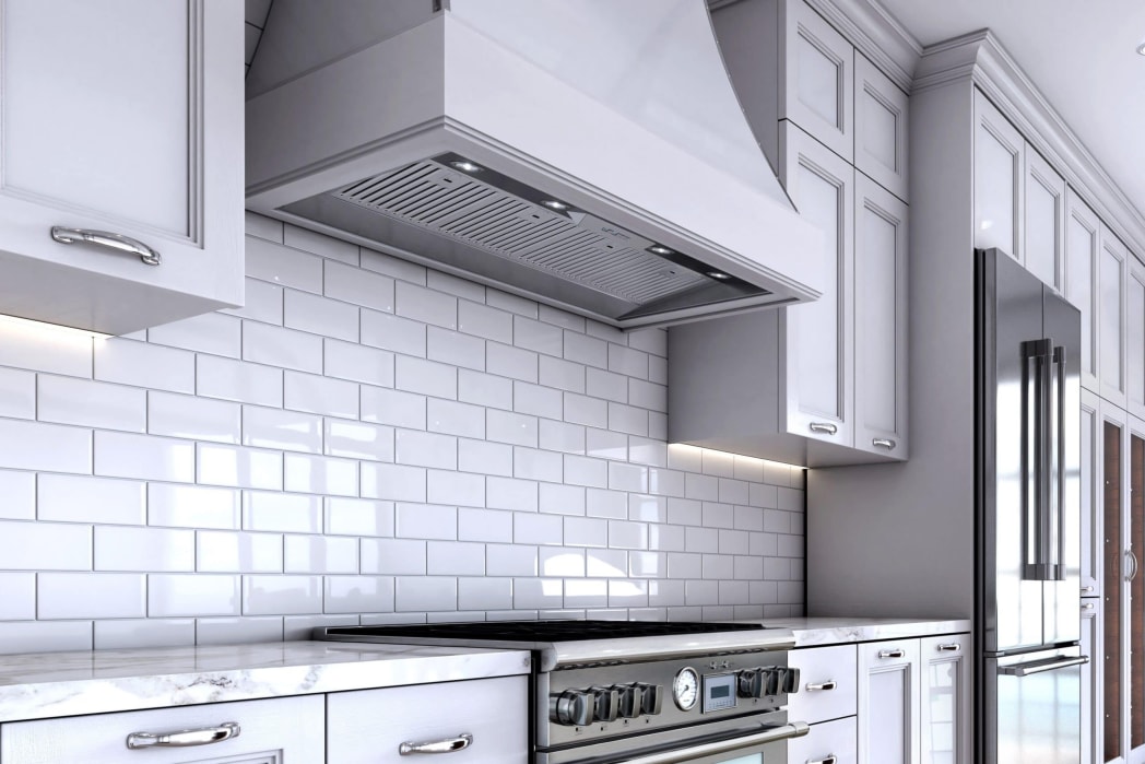 XO XOIL4822KSE Under Cabinet Range Hood with 3-Speed/1000 CFM