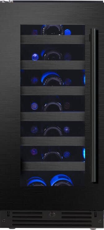 XO XOU15WGBSL 15 Inch Undercounter Single Zone Wine Cooler with 34