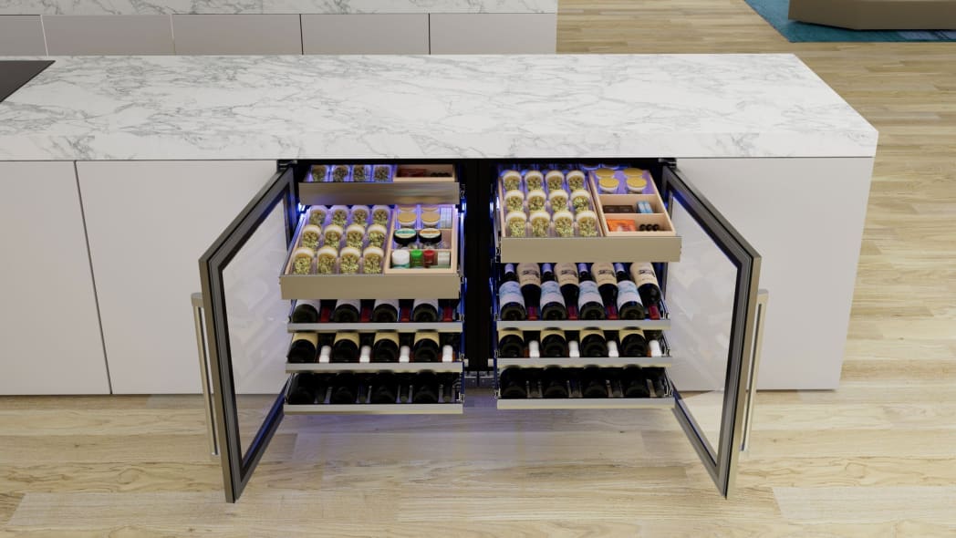 XO XOU24WWGSL 24 Inch Undercounter Dual Zone Wine and Weed XO XOU24WWGSL 24 Inch Undercounter Dual Zone Wine and Weed