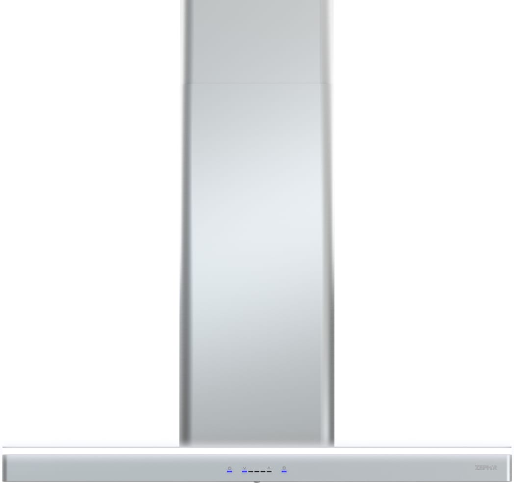 Zephyr ZLUM90CS Luce Wall Mount Range Hood with 5-Speed 600