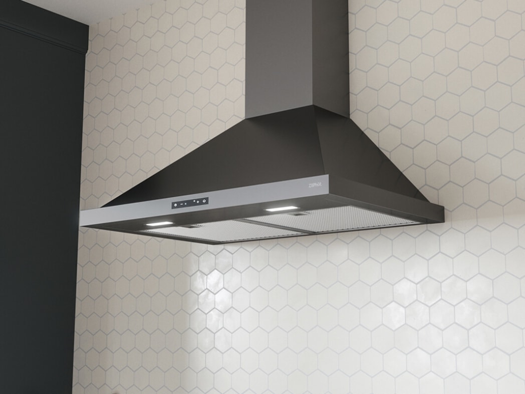 Zephyr ZOME36BBS 36 Inch Ombra Wall Mount Range Hood with 4