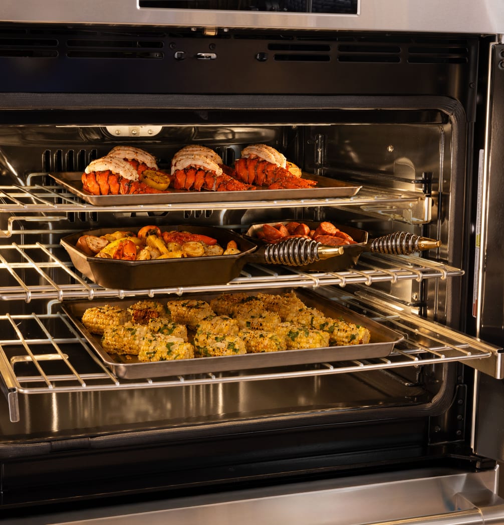 Monogram ZTSX1DPSZSS 30 Inch Single Smart Electric Wall Oven with