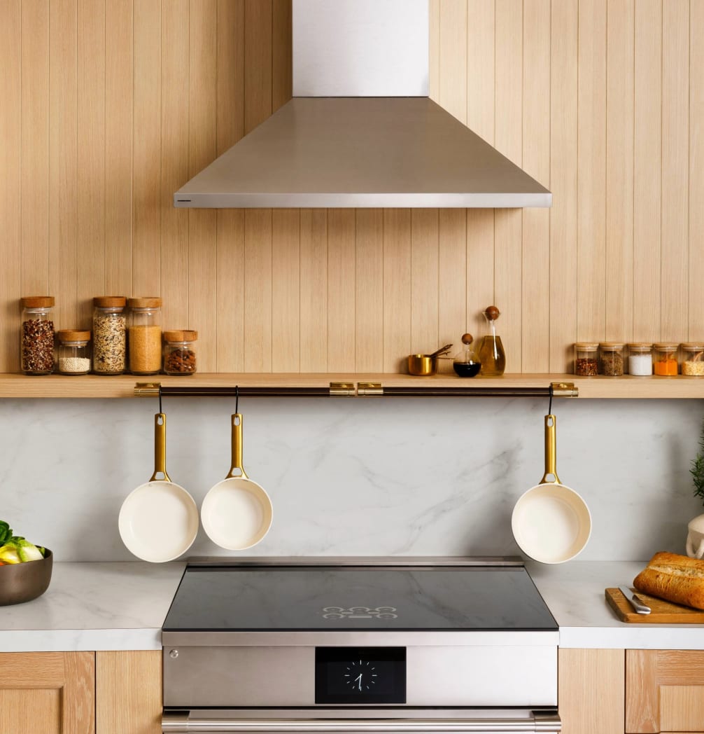 Monogram ZVIS361SRSS 36 Inch Island Mount Smart Range Hood with 3