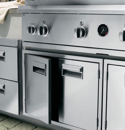 2枚扉オープンボード　ag-kg276 Monogram ZX27AD 27 Inch Stainless Steel Double Access Doors