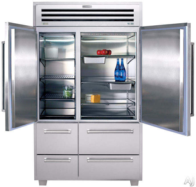 Sub-Zero 648PRO 48 Inch Built-in Side-by-Side Refrigerator with 18.4 cu