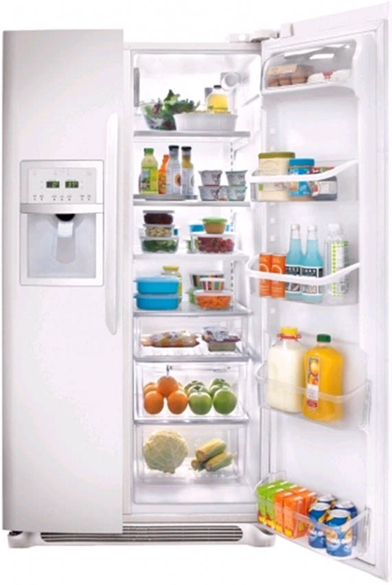 Frigidaire FGHS2368LP 22.6 cu. ft. Side By Side Refrigerator with 3