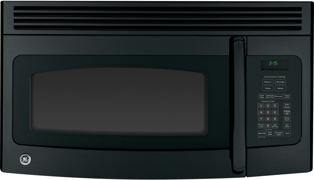 GE JVM3150DFBB 1.5 cu. ft. OvertheRange Microwave with 950 Watts