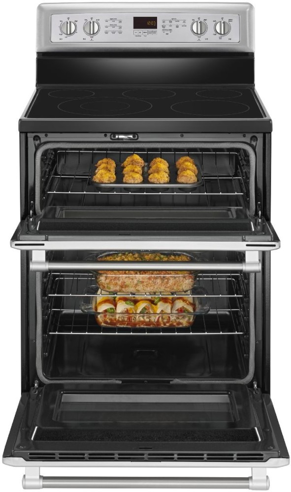 Maytag MET8720DS 30 Inch Freestanding Smoothtop Electric DoubleOven