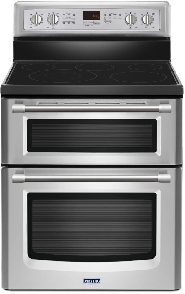 Maytag MET8720DS 30 Inch Freestanding Smoothtop Electric DoubleOven
