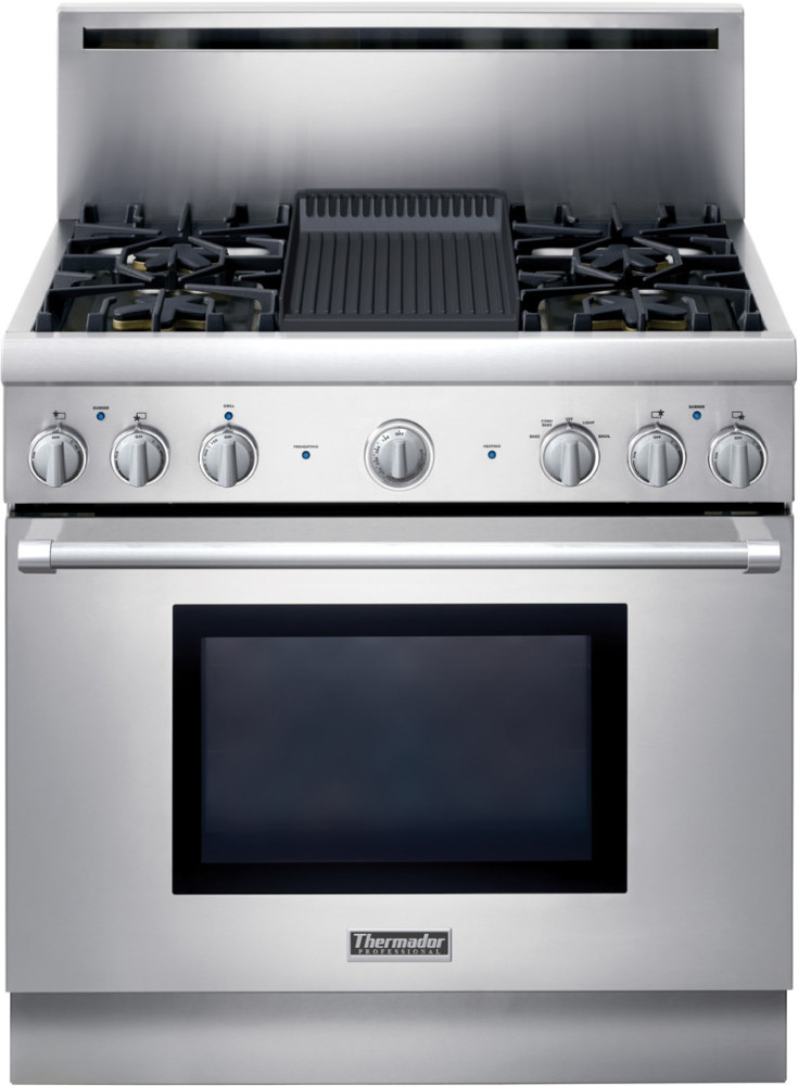 Thermador PRG364ELH 36 Inch Pro-Style All-Gas Range with 4 ...