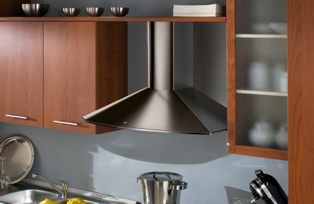 Faber TEND36SS Tender  Wall Mount Chimney Hood with 